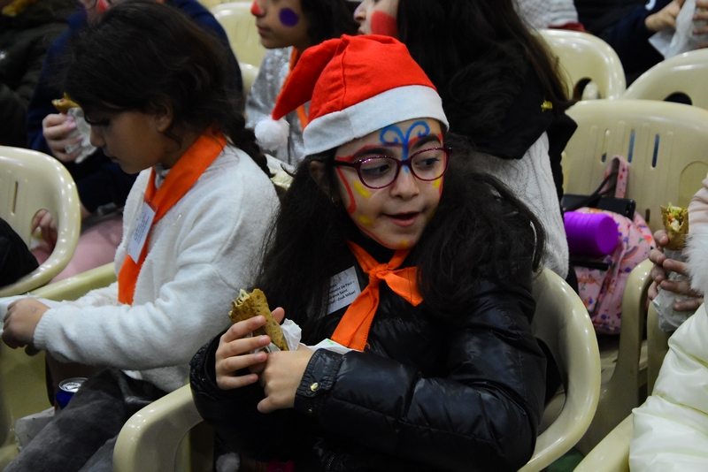 Saint Vincent de paul celebrating Christmas at Jesus & Mary school